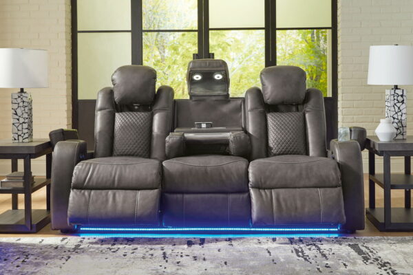 Fyne-dyme - Power Reclining Sofa With Adj Headrest - Image 12