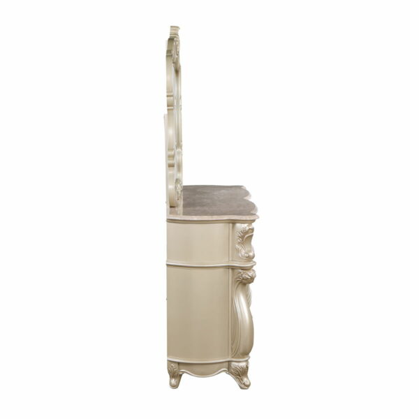 Monique - Dresser With Marble Top - Champagne - Image 8