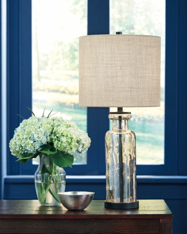 Laurentia - Champagne - Glass Table Lamp - Image 2