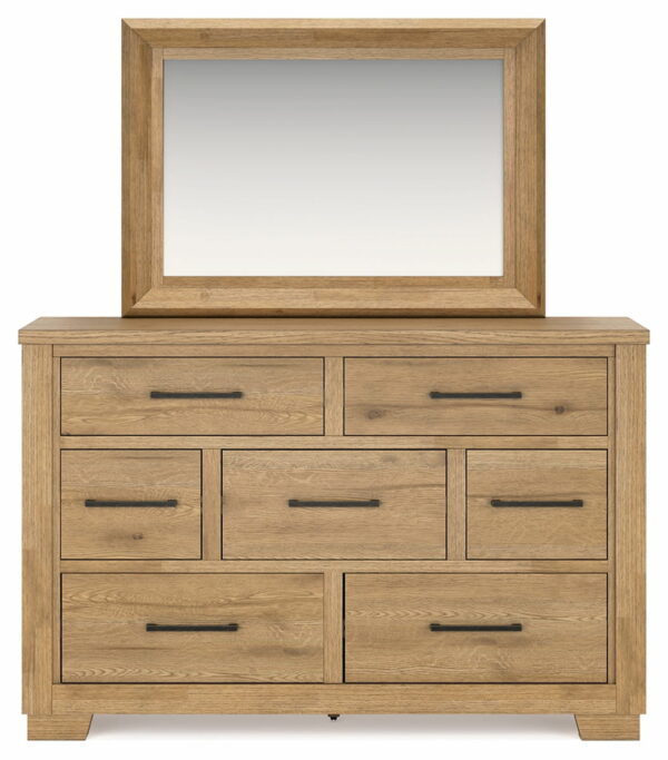 Galliden - Light Brown - Dresser And Mirror - Image 3