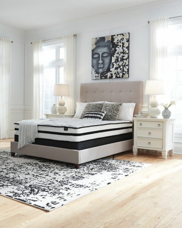 Chime 10 Inch Hybrid - White - 2 Pc. - Queen Mattress And Pillow - Image 11