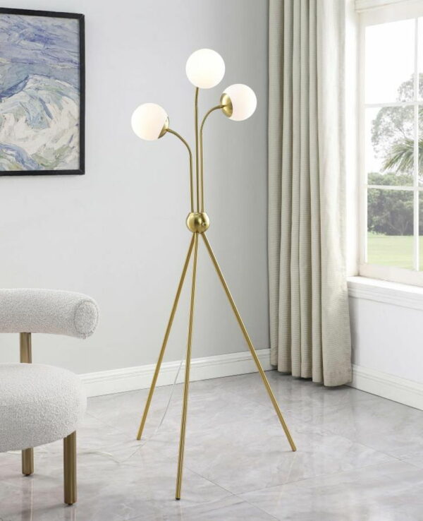 Miley - Trio Tree Floor Lamp - Gold - Image 4