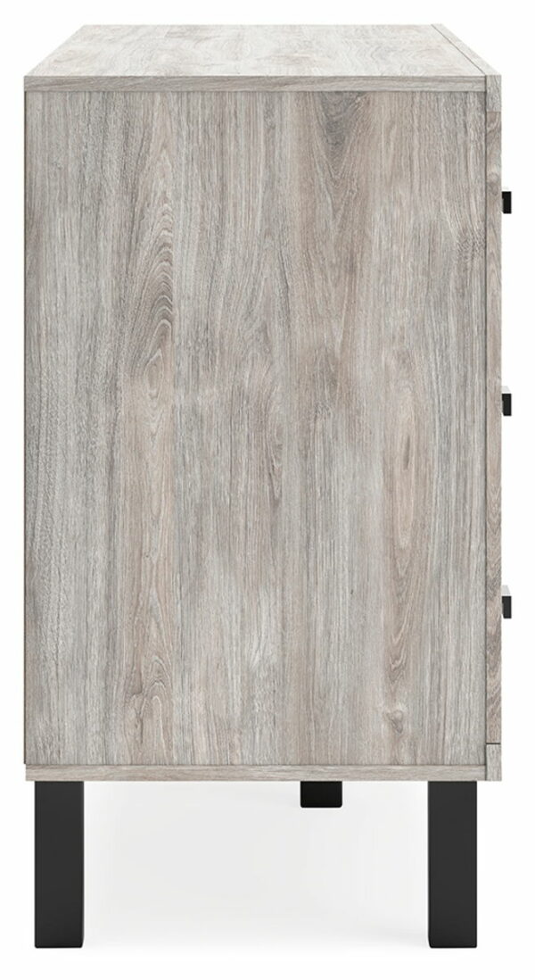 Vessalli - Black / Gray - Six Drawer Dresser - Image 8
