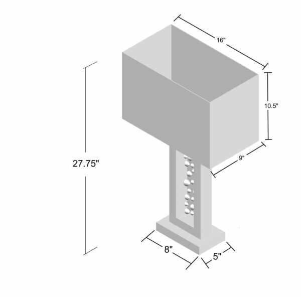 Table Lamp - Metal - Black - Image 2