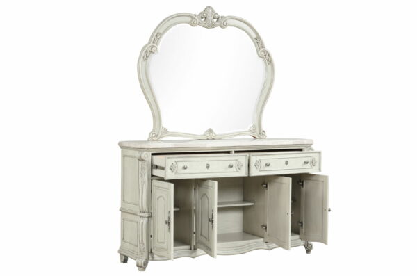 Bianello - Dresser Mirror - Vintage Ivory - Image 8