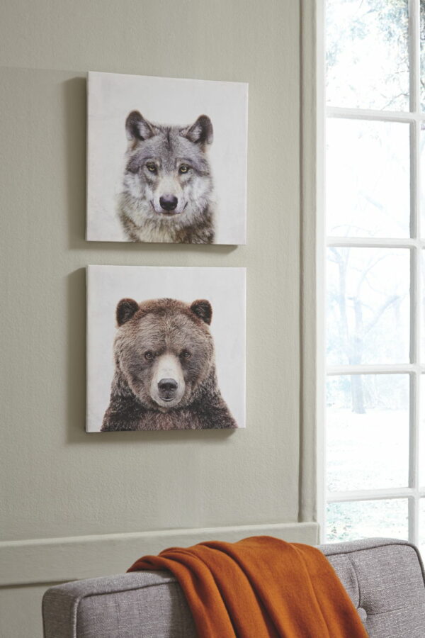 Albert - Gray / Brown - Wall Art Set (Set of 2) - Image 3