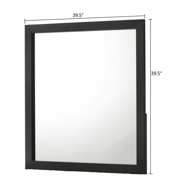 Gennro - Dresser & Mirror - Black - Image 3