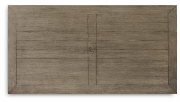 Beach Front - Beige - Rect Dining Table W/Umb Opt - Image 5