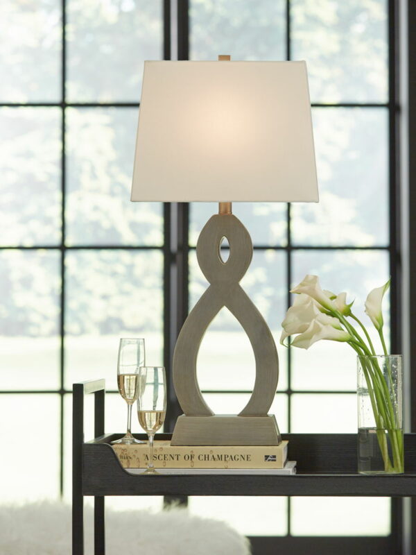 Donancy - Champagne - Poly Table Lamp (Set of 2) - Image 3