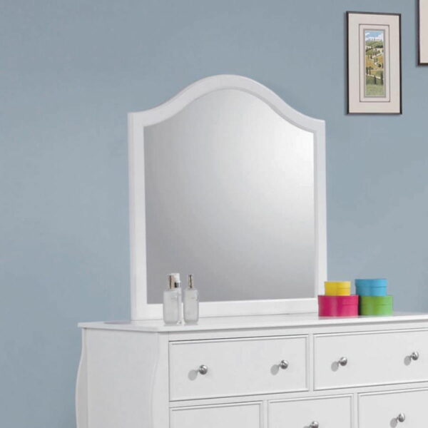 Dominique - Dresser Mirror - White - Image 2