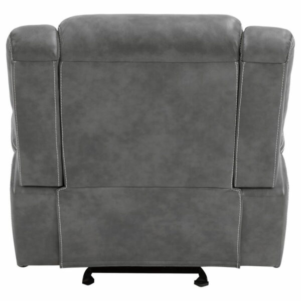 Conrad - Upholstered Motion Glider Recliner - Gray - Image 11