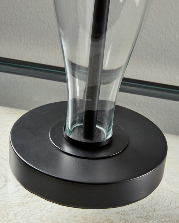 Travisburg - Clear / Black - Glass Table Lamp (Set of 2) - Image 3