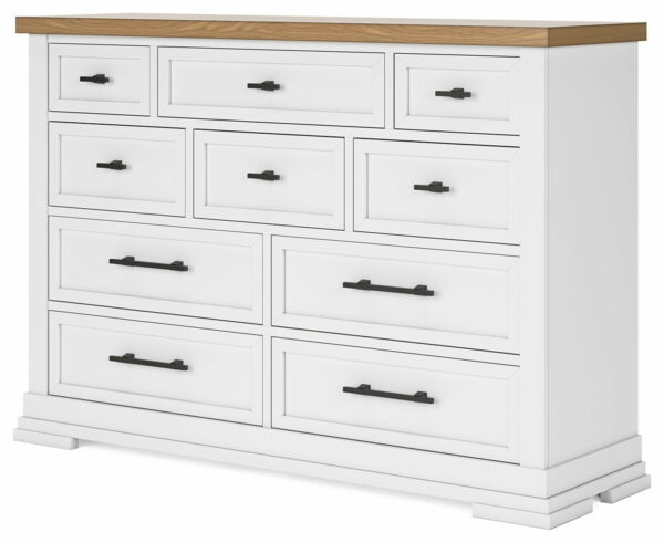 Ashbryn - White / Natural - Dresser - Image 3