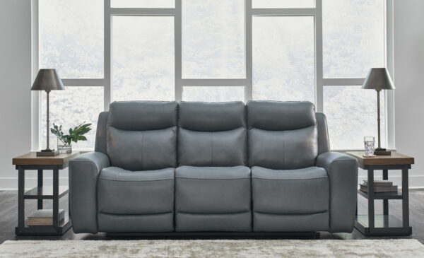 Mindanao - Steel - 2 Pc. - Power Reclining Sofa, Power Reclining Loveseat with Console - Image 6