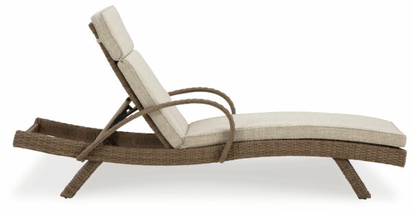Beachcroft - Beige - Chaise Lounge With Cushion - Image 2