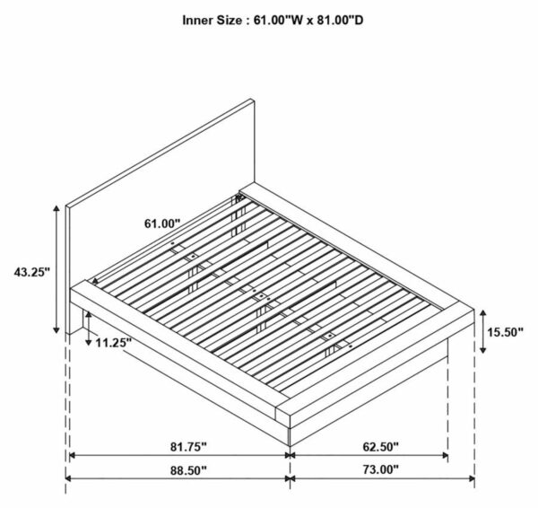 Jessica - Bedroom Set With LED - Image 129