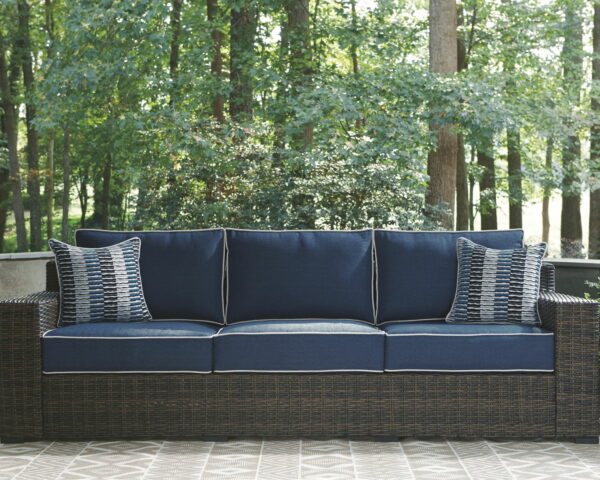 Grasson Lane - Brown / Blue - 6 Pc. - Lounge Set - Image 5