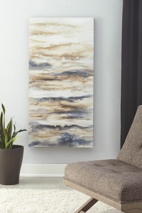 Joely - Blue / Tan - Wall Art - Image 2