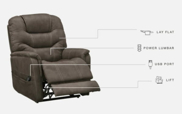 Ballister - Espresso - Power Lift Recliner - Image 6