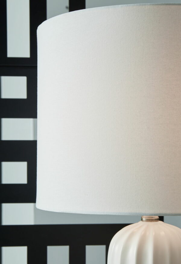 Clarkland - White - Ceramic Table Lamp (Set of 2) - Image 3