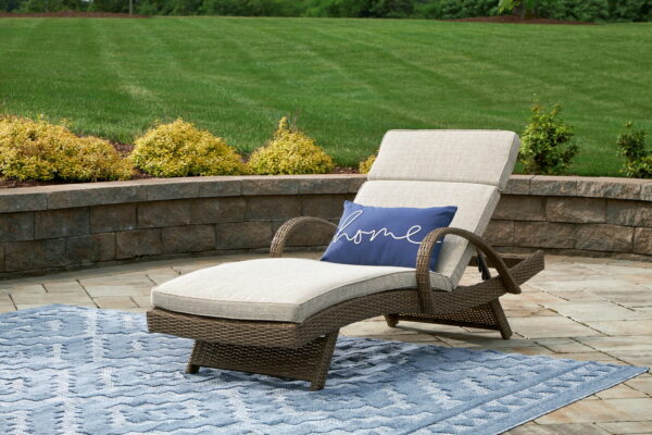 Beachcroft - Beige - Chaise Lounge With Cushion - Image 10