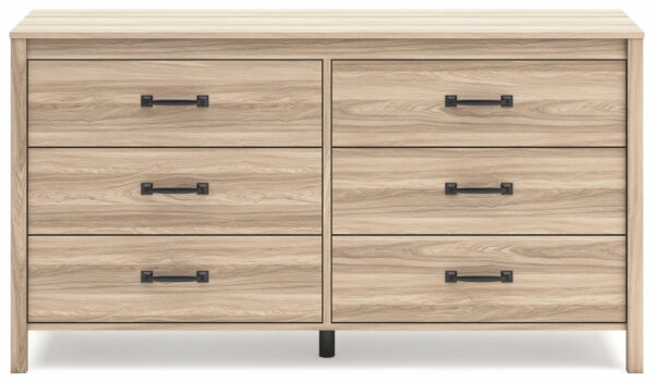 Battelle - Tan - Six Drawer Dresser - Image 9