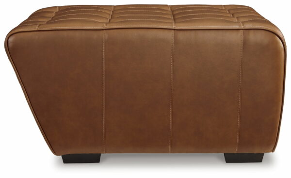 Temmpton - Chocolate - Oversized Accent Ottoman - Image 3