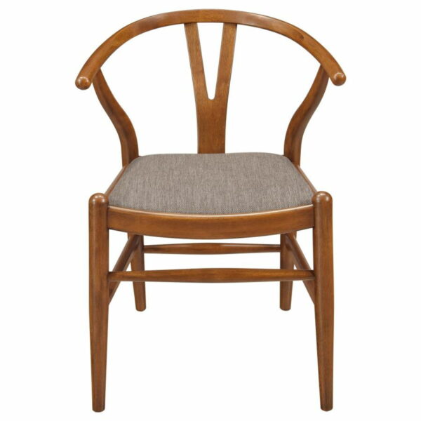 Dinah - 5 Piece Round Solid Wood Dining Set - Walnut - Image 11
