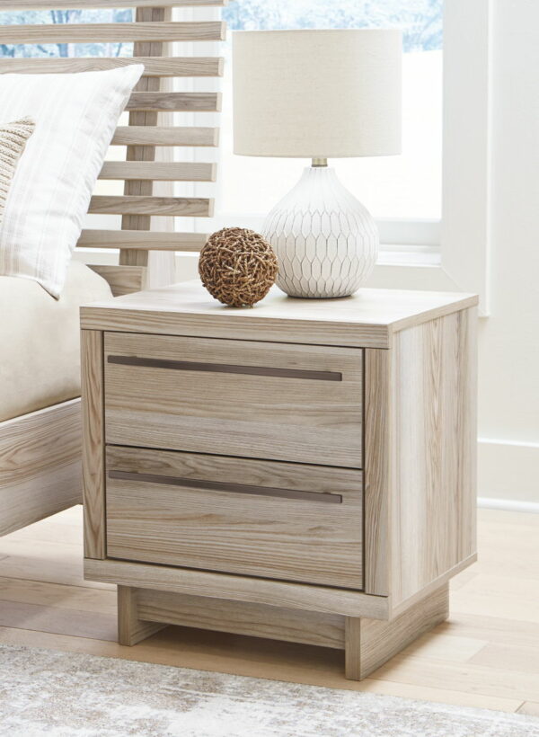 Hasbrick - Slat Panel Bedroom Set - Image 8