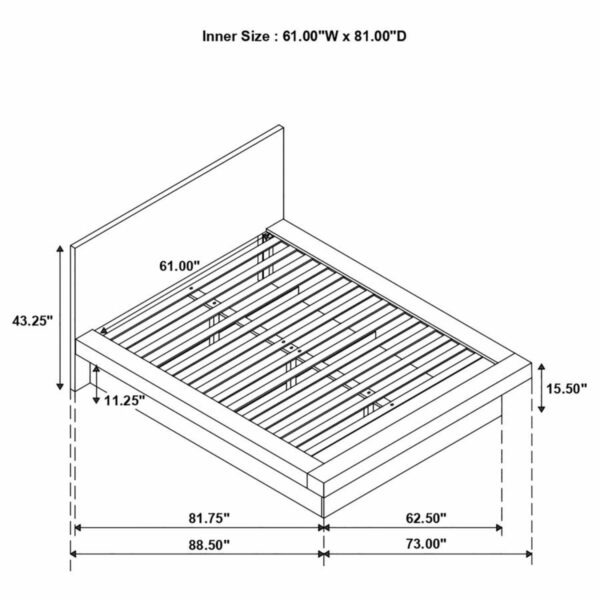 Jessica - Bedroom Set With LED - Image 64