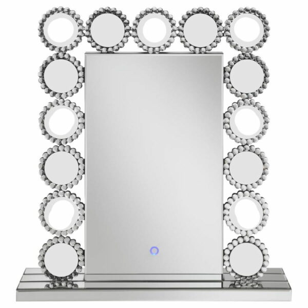 Aghes - Rectangular Table - Mirror With Led Lighting Mirror - Image 4