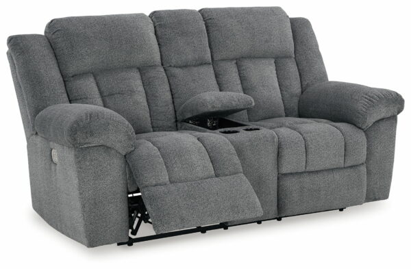 Tip-off - Power Reclining Loveseat With Console / Adj Headrest - Image 14