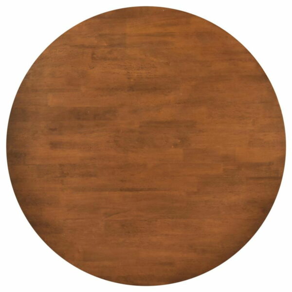 Dinah - 5 Piece Round Solid Wood Dining Set - Walnut - Image 10
