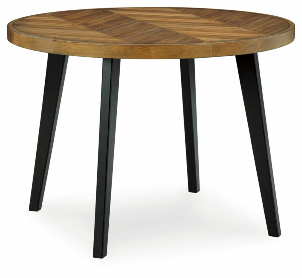 Blondon - Brown / Black - Dining Table and 4 Chairs (Set of 5) - Image 7