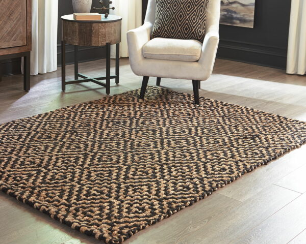 Broox - Natural / Black - Medium Rug - Image 2