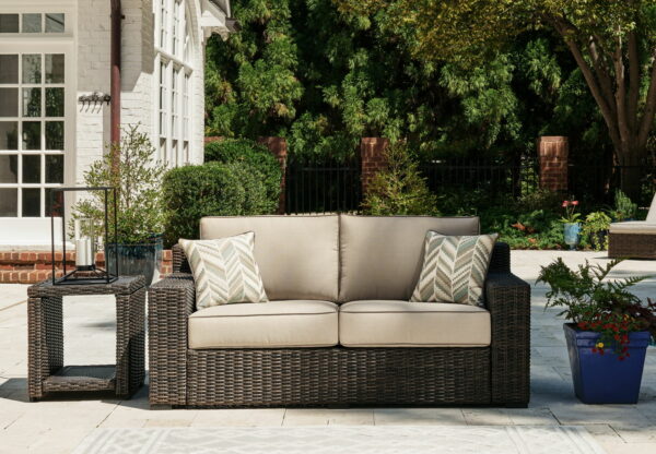 Coastline Bay - Brown - Loveseat W/Cushion - Image 7