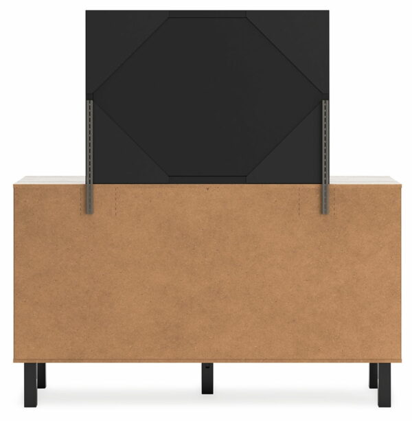 Vessalli - Gray - Dresser And Mirror - Image 2