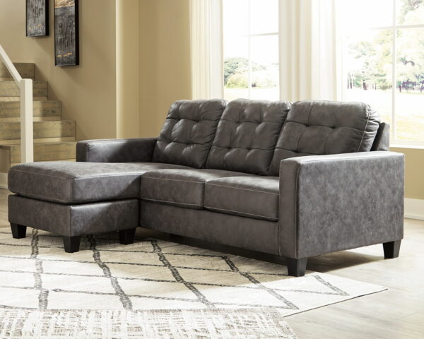 Venaldi - Gunmetal - Sofa Chaise - Image 2