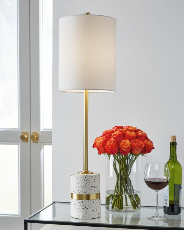 Maywick - White - Metal Table Lamp - Image 3