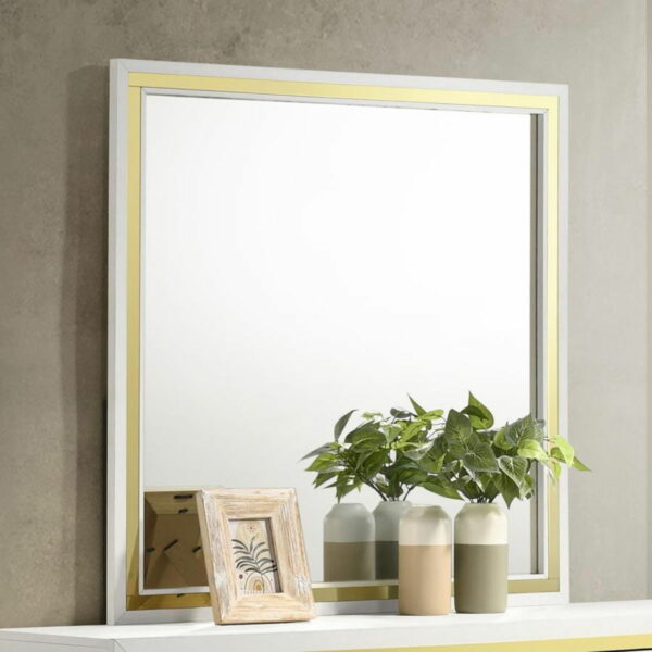 Lucia - Dresser Mirror - White - Image 5