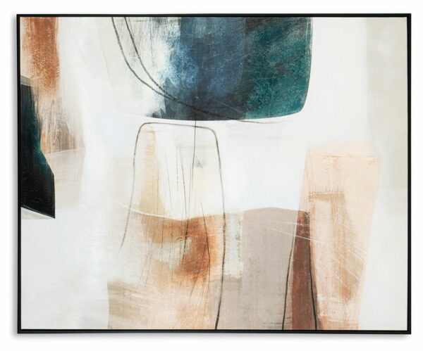 Reedford - White / Gray / Pink - Wall Art - Image 5
