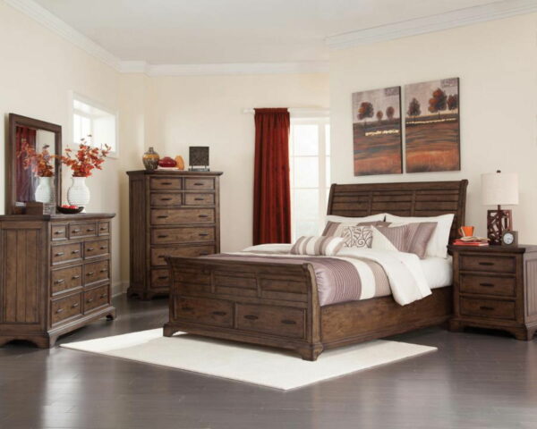 Elk Grove - Rectangular Dresser Mirror - Vintage Bourbon - Image 6