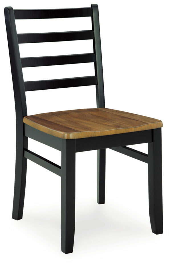 Blondon - Brown / Black - Dining Table and 4 Chairs (Set of 5) - Image 9