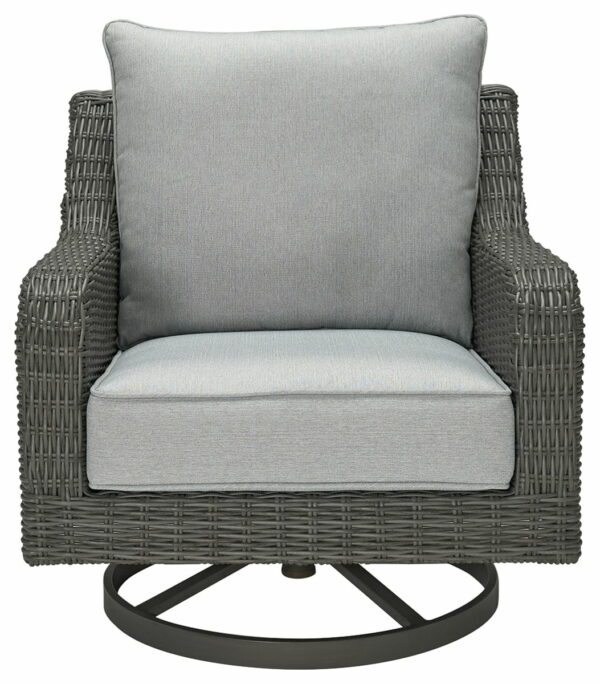Elite Park - Gray - Swivel Lounge W/ Cushion - Image 6