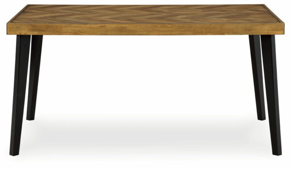 Blondon - Brown / Black - Rectangular Drm Table Set (Set of 7) - Image 8