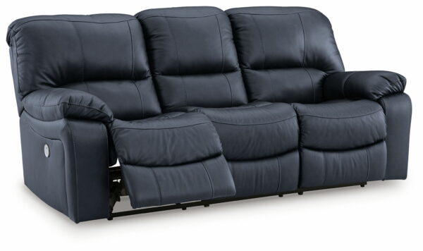 Leesworth - Ocean - 3 Pc. - Power Reclining Sofa, Power Reclining Loveseat, Power Rocker Recliner - Image 2