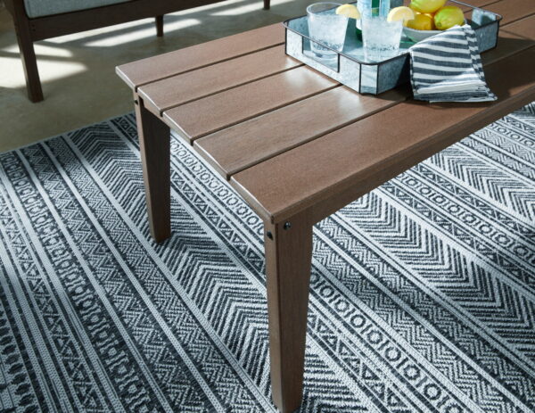 Emmeline - Brown - Rectangular Cocktail Table - Image 4