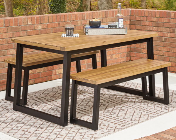 Town - Brown / Black - Dining Table Set (Set of 3) - Image 11