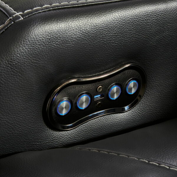 Caveman Den - Midnight - Power Reclining Sofa With Adj Headrest - Image 12