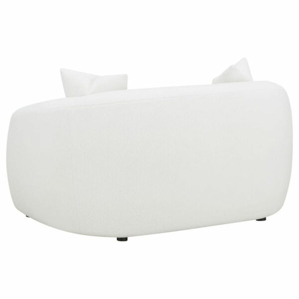 Isabella - 2 Piece Upholstered Tight Back Living Room Set - White - Image 12